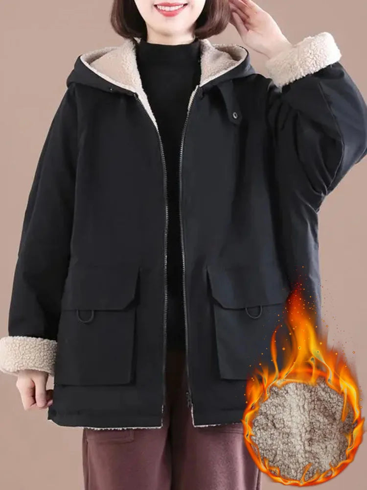 Jaqueta Feminina Parka Forrada Rosalind