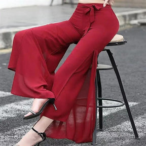 Calça em Chiffon Dupla Camada