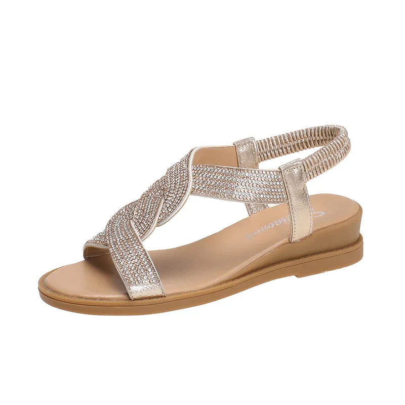 Sandália Strass Refined