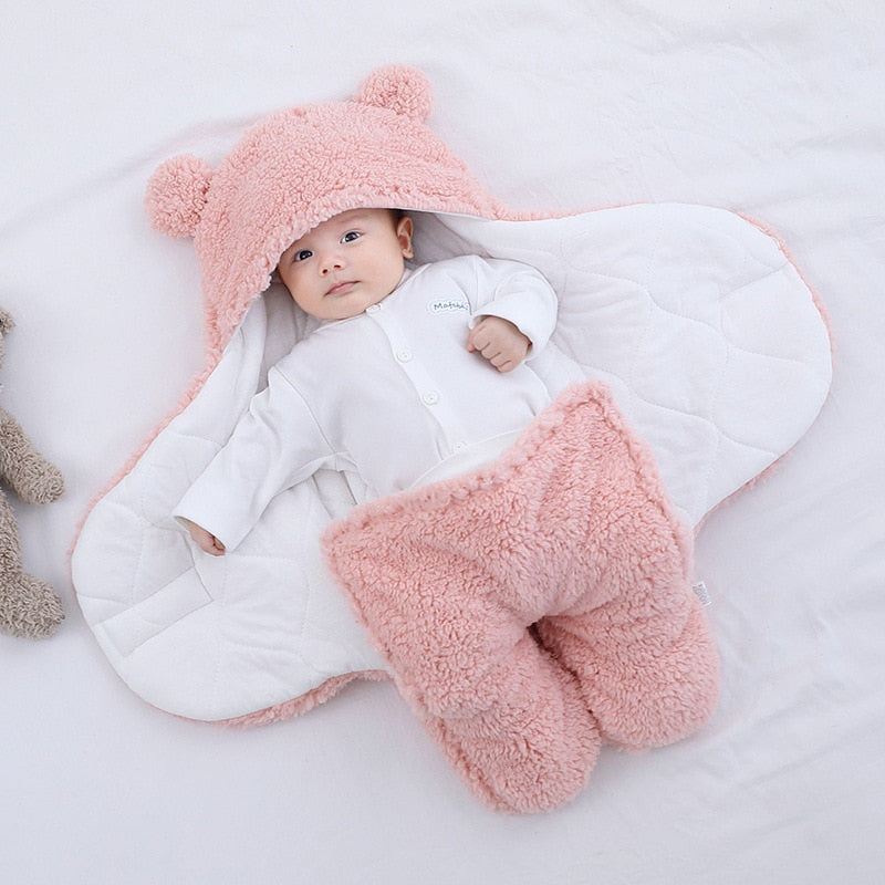 Saco de Dormir Bebê com Capuz