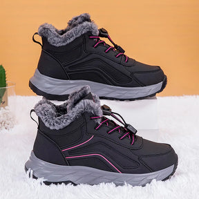 Bota Feminina de Inverno com Forro de Algodão Caminhada