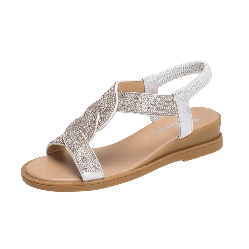 Sandália Strass Refined