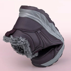 Bota Feminina de Inverno com Forro de Algodão Caminhada
