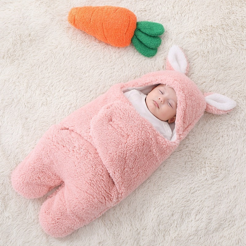Saco de Dormir Bebê com Capuz