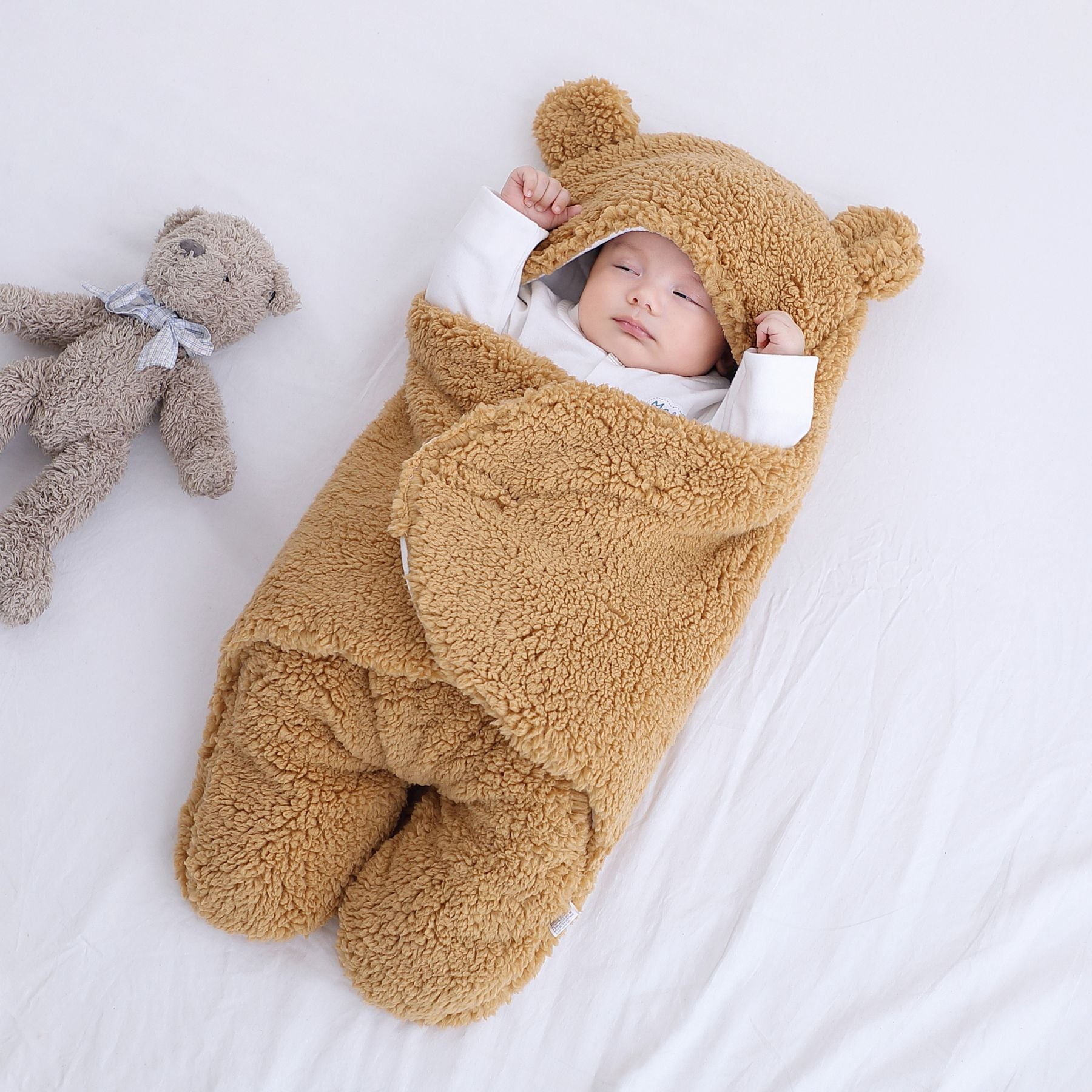 Saco de Dormir Bebê com Capuz