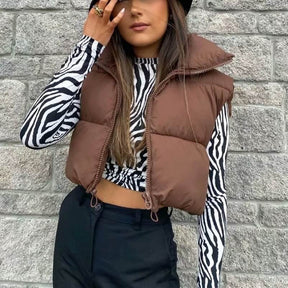 Colete Feminino Curto Puffer Illinia