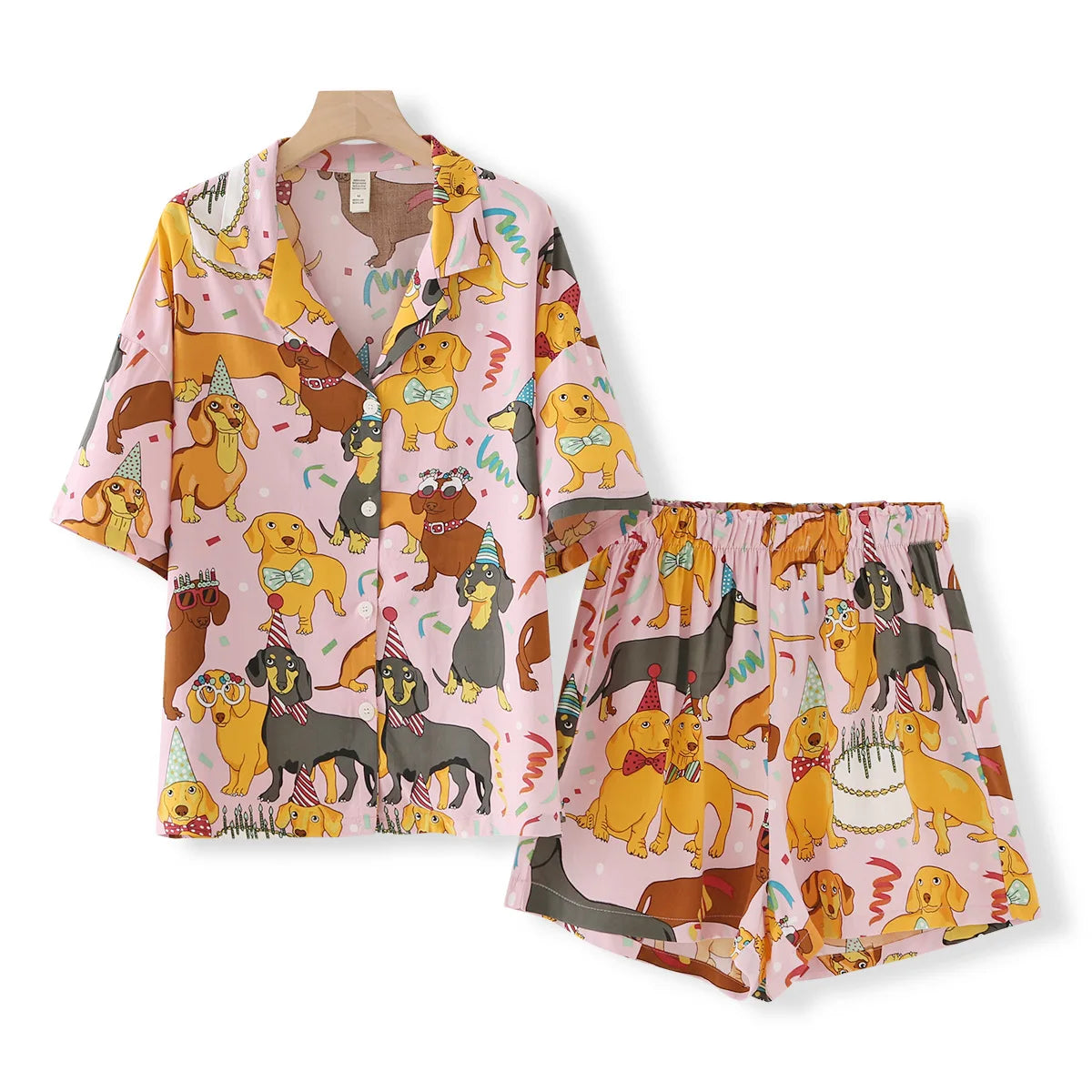 Pijama Feminino Americano Curto - Pets