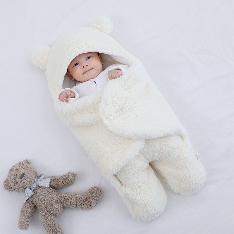 Saco de Dormir Bebê com Capuz