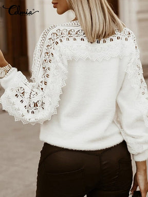 Blusa Manga Longa Feminina