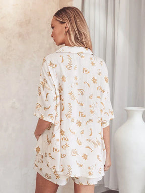 Pijama Feminino Americano Curto - Lua
