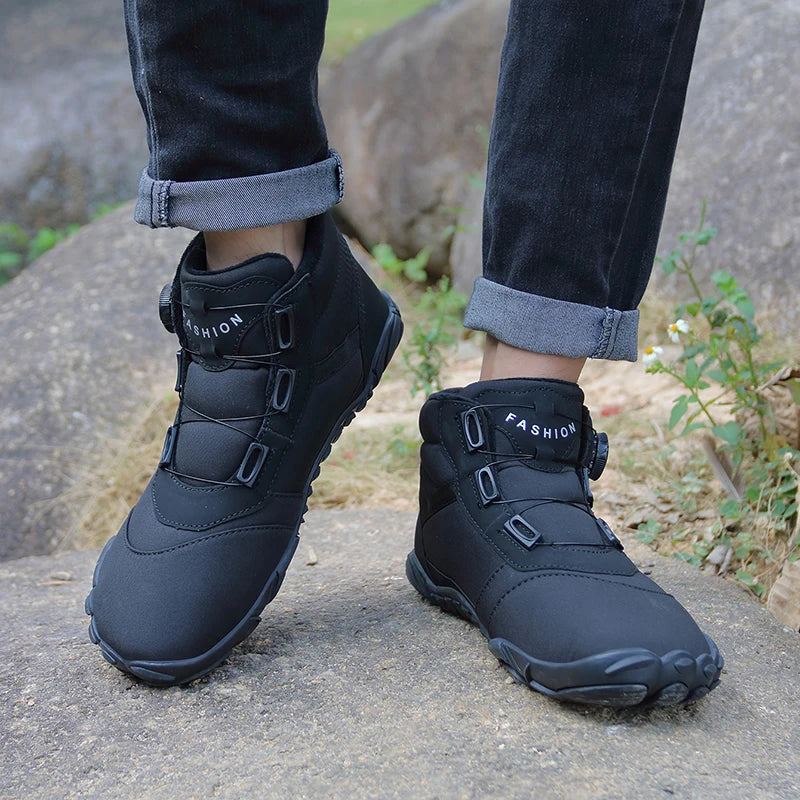 Bota de Inverno Unissex Cadarço Automático