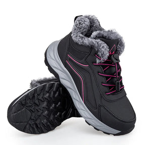 Bota Feminina de Inverno com Forro de Algodão Caminhada