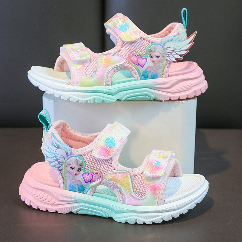 Sandália Infantil Frozen Rainbow