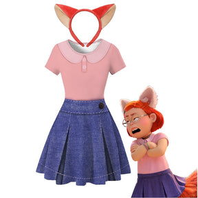 Fantasia Infantil Mei Lee Vermelho - Red Crescer é uma Fera