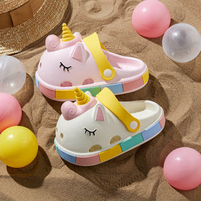 Sandália Infantil All Crocs -  Unicórnio