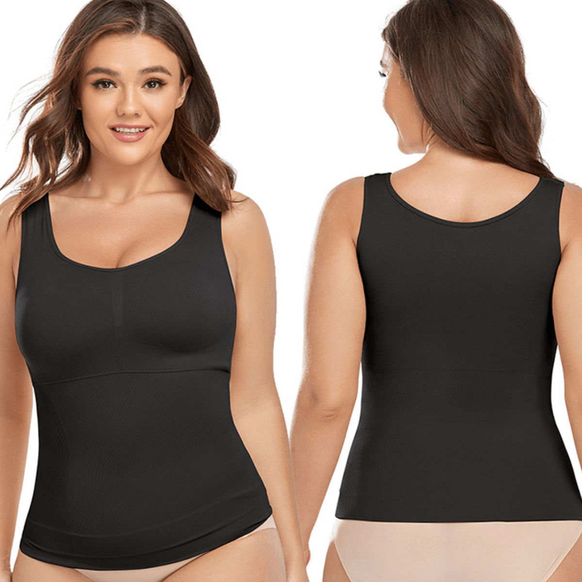 Blusa Modeladora Feminina com Bojo e Compressão Suave
