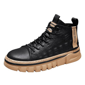 Bota Masculina Couro Moderna