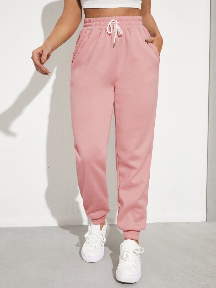 Calça Moletom Basic com Cordão