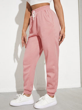 Calça Moletom Basic com Cordão