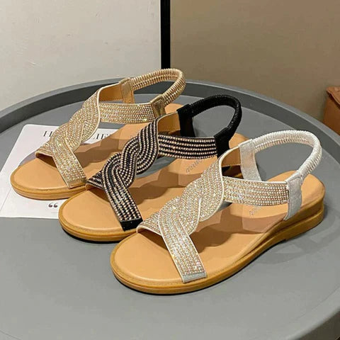 Sandália Strass Refined