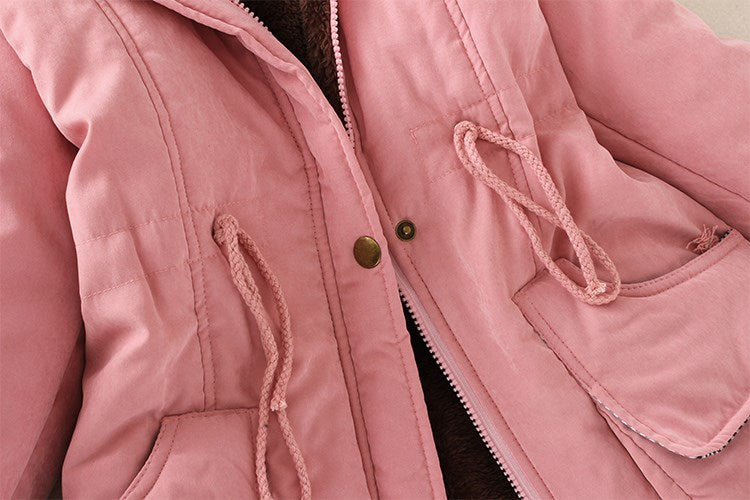Casaco Feminino de Inverno Peluciado