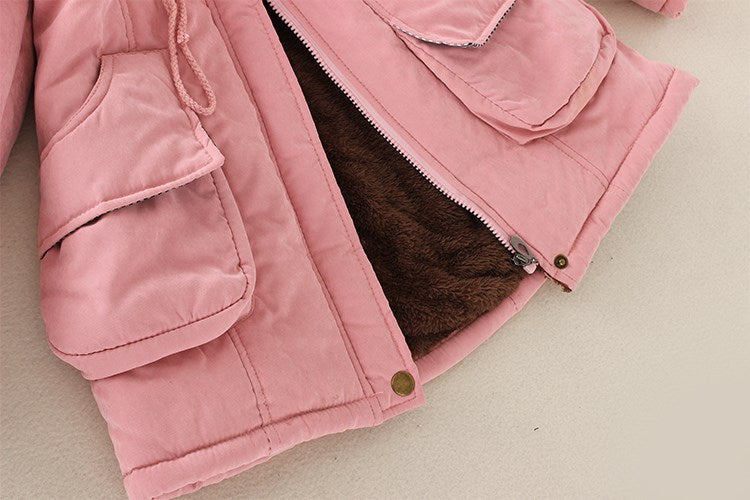 Casaco Feminino de Inverno Peluciado