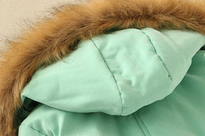 Casaco Feminino de Inverno Peluciado