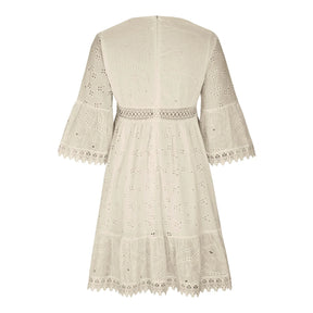 Vestido Elea Boho Curto Renda
