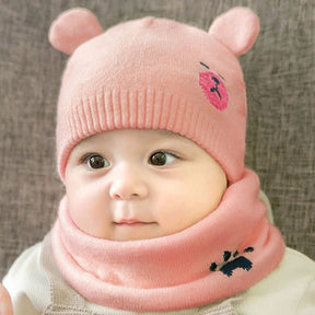 Gorro e Cachecol Bichinho - 1 a 3 Anos