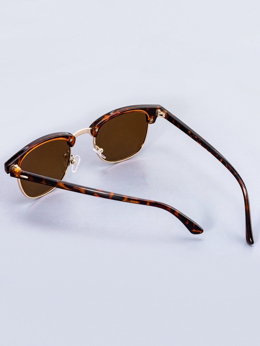 Óculos de Sol Casual Marrom