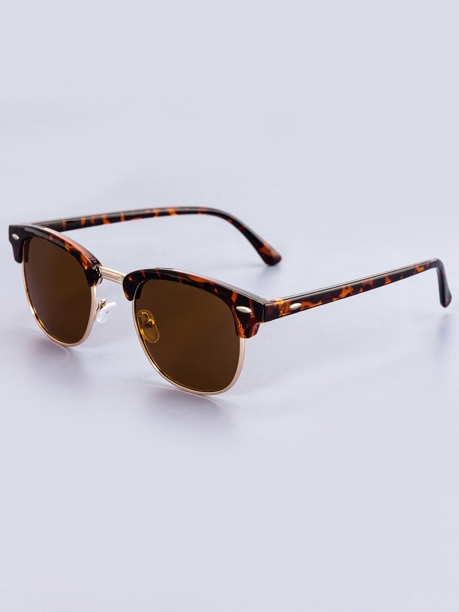 Óculos de Sol Casual Marrom