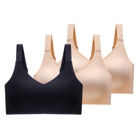 Kit 3 Sutiãs Premium Comfort – Sustentação e Conforto para o Dia Todo