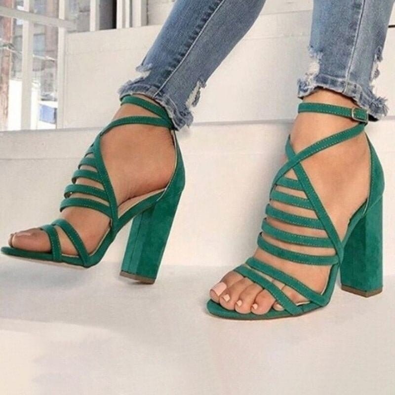 Sandália Salto Strap