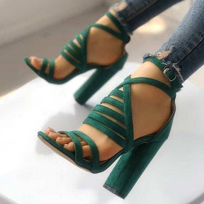 Sandália Salto Strap