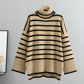 Suéter Feminino Listrado OverSized