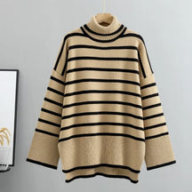 Suéter Feminino Listrado OverSized