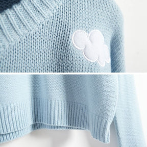 Suéter Feminino Nuvens