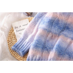 Suéter Feminino Tie Dye Vintage
