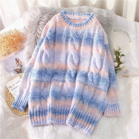 Suéter Feminino Tie Dye Vintage