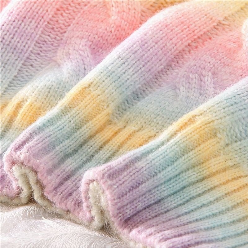 Suéter Feminino Tie Dye Vintage