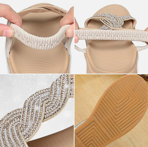 Sandália Strass Refined